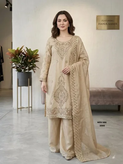Black & Gold Embroidered Lehenga Set